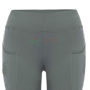 Collants d'équitation à fond intégral pour femmes avec poches zippées et ceinture Prix usine pour produits équestres pour chevaux - Product Image 3