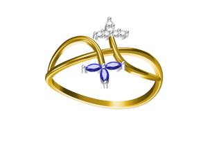 แหวนหมั้นเพชรชุบทอง18K คุณภาพสูงได้รับการรับรองจากการออกแบบที่หรูหราสำหรับวันครบรอบแต่งงาน - Product Image 5