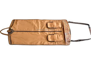 ซองใส่สูทหนังแท้คุณภาพสูง งานแฮนด์เมด หนังฟูลเกรน สีน้ำตาล  พร้อมสลักชื่อ  ของขวัญสำหรับเจ้าบ่าว - Product Image 3