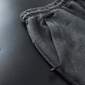 Survêtements solides respirants et décontractés de couleur personnalisée pour hommes surdimensionnés hiver légers 100% coton - Product Image 6