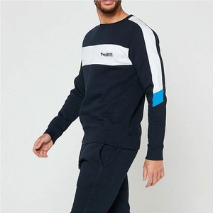 Twill Sports Men's Lightweight Breathable Knitted Polyester/Cotton Pullover <b>Sweat</b> Suits Custom High Quality Outerwear <b>Sets</b> - Product Image 5