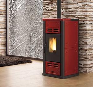 Poêle à granulés de bois automatique sans fumée 2025, foyer, chauffage intérieur à biomasse hydroélectrique - Product Image 3