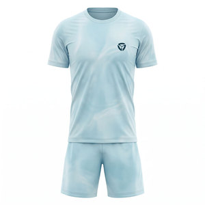 Uniforme de Fútbol para Hombre, Jersey y Pantalones Cortos de Tela Ligera y Transpirable, Ajuste Cómodo, Ideal para Partidos y Actividades Deportivas - Product Image 1