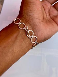 Pulsera de nácar de Plata de Ley 925 Hermosa pulsera de mujer. - Product Image 3