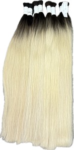 ผมต่อแบบมีลูกไม้ขนาดใหญ่แบบ HD ไล่เฉดสีผมตรงธรรมชาติ - Product Image 3