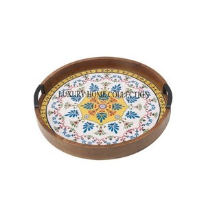 Plateaux de service en bois fabriqués à la main en bois de haute qualité qui offrent à la fois durabilité et beauté - Product Image 4