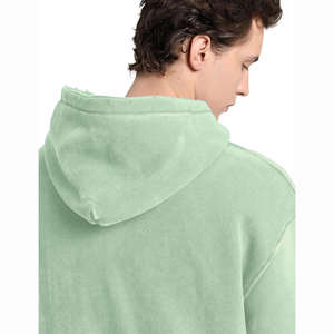Sudadera con Capucha de Forro Polar Grueso para Hombre, Diseño de Logotipo Personalizado, Corte Regular, Invierno, Fabricación ODM de Alta Calidad, Mezcla de Algodón - Product Image 3