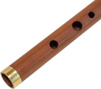 Wholesale Price Wooden Sound Hand Carved Stabilized Wood Flute Folk Wind Music Instrument Woodwind Handmade Brown
