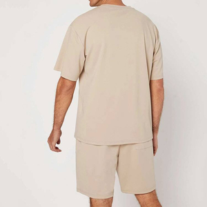 Vente en gros personnalisé 100% coton deux pièces Street Wear ensemble de shorts de sport séchage rapide respirant et confortable pour l'été - Product Image 5