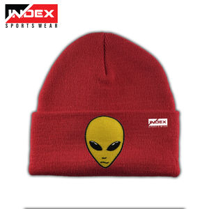 New Custom Woven Label Custom Beanies, Classic&Cheap Acrylic Winter Beanies With Custom Logo and Labels - Product Image 4