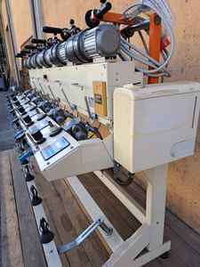 Machine à filer textile manuelle Cone Simet à 6 broches pour un diamètre de 175 mm et un rouleau rainuré de 126 mm pour le coton et la laine - Product Image 4