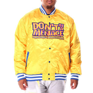 Veste en satin slim fit pour homme, vestes 2026, vestes 2025, vestes personnalisées, bomber léger brillant, bouton pression, streetwear, manteau neuf - Product Image 1