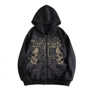 Ropa de invierno, ropa de calle, sudadera con capucha con estampado de pantalla, sudaderas térmicas personalizadas, pulóver, sudaderas con capucha de lana Unisex para hombres 2024 - Product Image 1