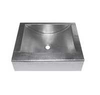 Lavabo en cuivre avec revêtement noir pour hôtel, maison, villas, décoration de salle de bain, lavabo en cuivre de forme ronde