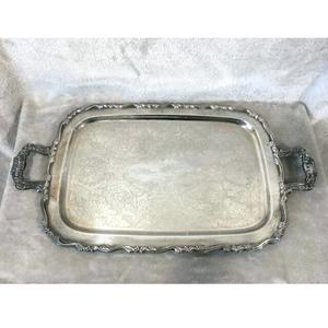 Bandeja de servicio con mango de Metal para decoración del hogar y Hotel, bandeja para servir con asa de Metal para boda, diseño hecho a mano, forma personalizada, decoración de fiesta chapada en níquel - Product Image 4