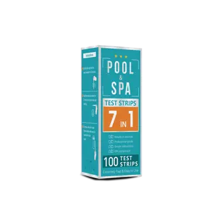 Bể bơi nước kiểm tra Kit hồ bơi kiểm tra Dải Clo miễn phí độ cứng PH giấy