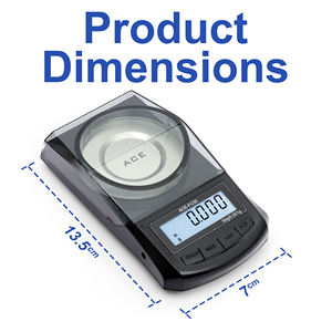 Báscula Digital Electrónica Portátil para Joyería ACE FC-50, Precisión de 0.001g, Capacidad Máxima de 50g, Pantalla LCD Retroiluminada, Cuerpo de ABS - Product Image 5