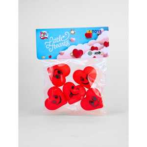 Set di 5 Giocattoli Sensoriali Anti-Stress a Forma di Cuore <span class=keywords><strong>Emoji</strong></span>, Giochi di Decompressione per Ragazze - Product Image 2