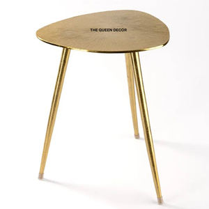 เก้าอี้เหล็กวางด้านข้างสไตล์วินเทจสีน้ำตาลเฟอร์นิเจอร์ห้องนั่งเล่นและห้องนอนดีไซน์คลาสสิก - Product Image 5