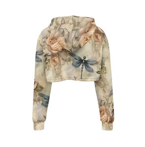 Nouvel arrivage de sweat à capuche pour femmes 100% coton à manches longues vêtements décontractés mode sweats à capuche pour femmes OEM - Product Image 2