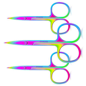 Ciseaux à ongles en acier inoxydable incurvés de qualité supérieure, lame tranchante, pointe durable, design carré pour la coupe des cuticules, outil de manucure de beauté - Product Image 5