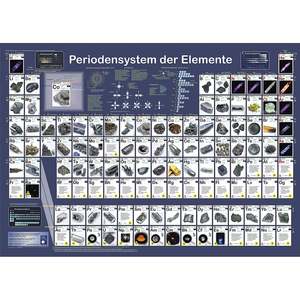 Tabla Periódica de los Elementos, Póster Alemán DIN A1 para el Estudio de Química - Product Image 1