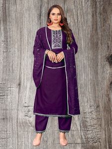 TOP Unique Designer Suits Heavy Organza <b>Fabric</b> with Embroidery and Fancy Sequence Work Women Salwar Kameez Suits Bridal Dresses - Product Image 3