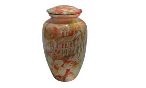 โกศใส่เถ้ากระดูกทำจากทองเหลืองแกะสลักขนาดใหญ่โกศใส่ศพโกศทำจากโลหะโกศสำหรับเผาขี้เถ้าของมนุษย์ดีไซน์ใหม่ล่าสุด - Product Image 4