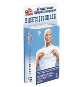 Feuilles effaceuses magiques Mr. Clean, lingettes nettoyantes pour les espaces difficiles d'accès, paquet de 16, lot de 3 - Product Image 1