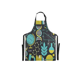 Dernier modèle Tablier de cuisine de restaurant réglable en coton pur à impression personnalisée avec logo - Product Image 2