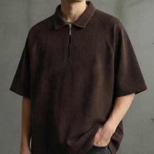 Camisetas Polo de Manga Corta para Hombre, con Cierre, Tejido Acanalado, Estilo Casual y Deportivo, para Golf - Product Image 1