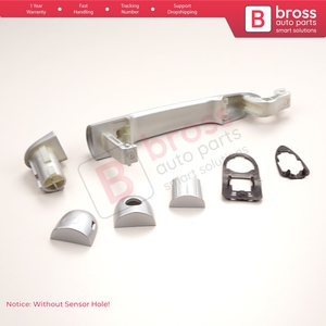 Manija de puerta exterior BDP1169 color cromo 806B02596R para Fluence Megane 3 Clio 4 Scenic 3 Captur 1 - Product Image 4