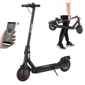 Trottinette électrique IsCooter I9 Pro 350W, vitesse maximale 50 km/h, autonomie 80 km par charge, longue portée, type intelligent, roues de 11 pouces, moteur brushless, capacité 150 kg - Product Image 1