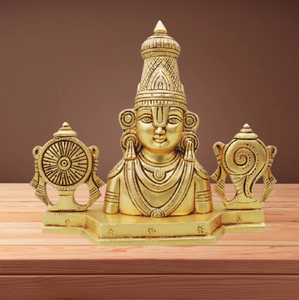 Statuette décorative artisanale en or de Shivaling avec figurine de Naag Devta, objet de décoration pour table, idées cadeaux à prix de gros en provenance d'Inde - Product Image 4