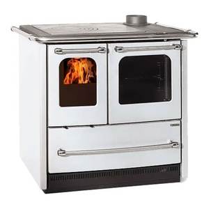 Estufa de Leña Nordica SOVRANA EASY .16 Blanca de 4 Estrellas, 7.5kW, 96.4x64.1x86cm, Elegante Clasificación de 4 Estrellas para la Comodidad del Hogar - Product Image 1