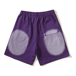 Pantalones cortos de sudor de secado rápido transpirables de rizo francés con estampado de estilo callejero para hombre al por mayor - Product Image 2