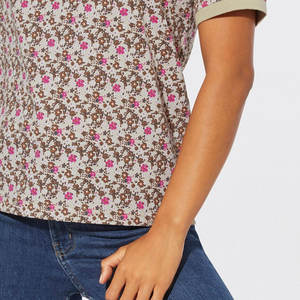 High Quality Lightweight Custom Women's for <b>Polo</b> <b>Shirt</b> Sublimation Print Design Casual Wear with Elegant Pattern - Product Image 4