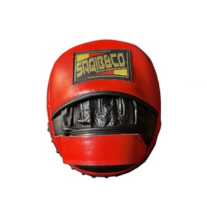 Tapis de boxe en cuir doré, coussin d'air de boxe de haute qualité, tapis de mise au point pour entraînement de boxe et mitaines de mise au point Muay Thai pour Boxeo - Product Image 4