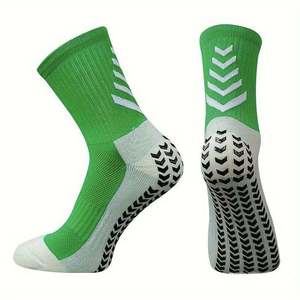 Chaussettes de football respirantes antidérapantes pour hommes Basketball Sports Hommes Courir Chaussettes épaisses antidérapantes en coton - Product Image 1