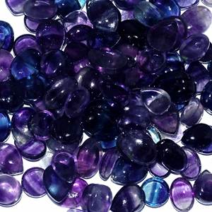 อัญมณีควอตซ์ทรงหลวมผิวหยาบจากแร่ฟลูออไรต์ธรรมชาติสำหรับทำเครื่องประดับน้ำหนักประมาณ4-15กรัม - Product Image 6