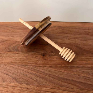 Cuillère à miel en bois au design le plus récent, manche en acrylique, bâton à miel, ustensiles de cuisine et de maison, cuillère à miel - Product Image 3