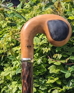 Outdoor Horn Walking <b>Stick</b> Handle for Trekkers Hikers and Adventure Cane Use Tradebyd - Product Image 4