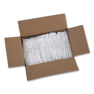 Cuchillos Desechables de Polipropileno Resistente Boardwalk, 1000 Unidades por Caja, Blancos, para Fiestas - Product Image 3