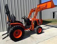 Traktor Kubota B2301 22HP Laris Manis Dengan Loader Buatan Jepang, Aksesoris Loader Depan Kubota, Traktor Kubota 2022