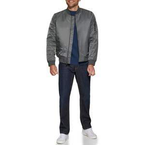 Faible MOQ 2026 Nouvelle Arrivée Blouson Bomber Homme Respirant Couleur Unie Personnalisable Nouveau Style Tendance pour Adultes Prix Abordable Fait Sur Mesure - Product Image 6