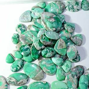 Natural Variscite Cabochon Loose Gemstone for Jewelry Making, Variscite <b>Crystal</b>, Designer Jewelry Supply, - Product Image 1