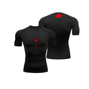 T-shirt de compression d'anime pour homme, imprimé, manches courtes, rashguard, t-shirt de sport, entraînement, athlétique, séchage rapide, sous-vêtement de base - Product Image 6