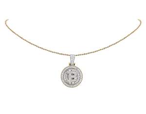 Nouveau luxe personnalisé glacé S925 argent Sterling avec Moissanite diamant clouté Hiphop pendentif pour rappeur - Product Image 3