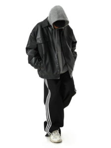 Veste en cuir de vachette véritable personnalisée pour femmes manteau de motard à la mode coupe ajustée avec ceinture fabricant d'usine OEM - Product Image 4