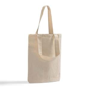 Sac fourre-tout en coton de 9 pouces avec logo brodé pour l'emballage d'artisanat, de montres et de bracelets, et logo sérigraphié pour les promotions - Product Image 3